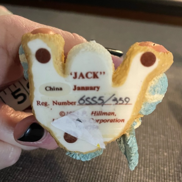 Cherished Teddies Monthly Friends To Cherish - January Bear "Jack" Figurine 1993 - Picture 2 of 3